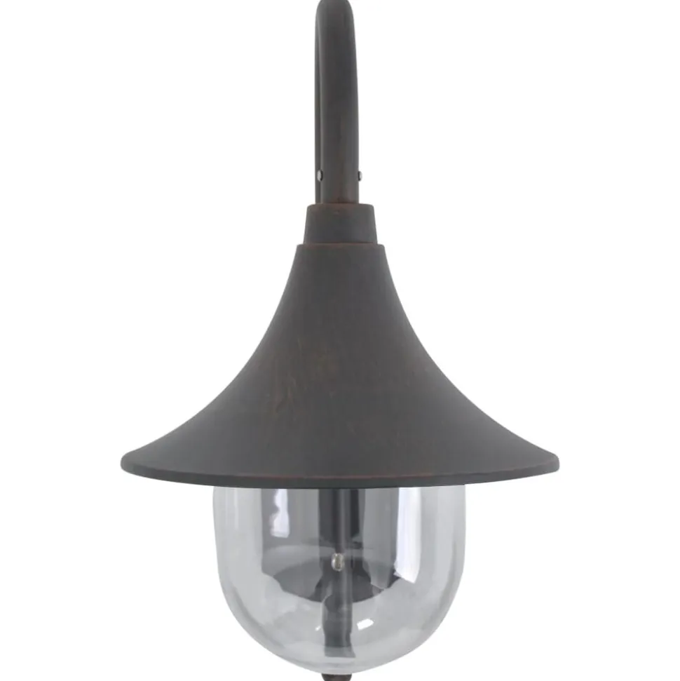 44213 vidaXL applique vidaXL jardin E27 42 cm aluminium bronze