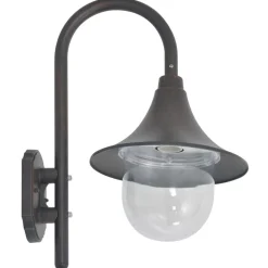 44213 vidaXL applique vidaXL jardin E27 42 cm aluminium bronze