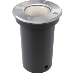 vidaXL 3 pcs Lampes encastrables au sol d'extérieur Rond