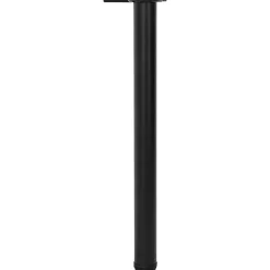 vidaXL 4 pieds de table réglables en hauteur 710 mm Noir