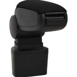 vidaXL Accoudoir de voiture noir 14,5x31,5x(30-48) cm ABS