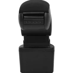 vidaXL Accoudoir de voiture noir 14,5x31,5x(30-48) cm ABS