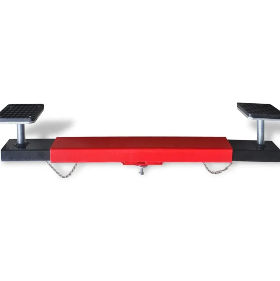 vidaXL Adaptateur de traverse 2 tonnes Rouge