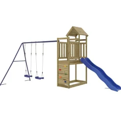 vidaXL Aire de jeux d'extérieur bois de pin imprégné