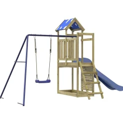 vidaXL Aire de jeux d'extérieur bois de pin imprégné