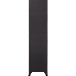 vidaXL Armoire à casiers Anthracite et rouge 90x45x180 cm Acier