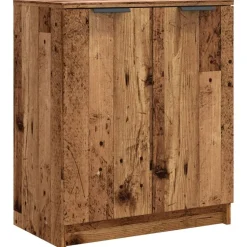 vidaXL Armoire à chaussures vieux bois 59x35x70 cm bois d'ingénierie