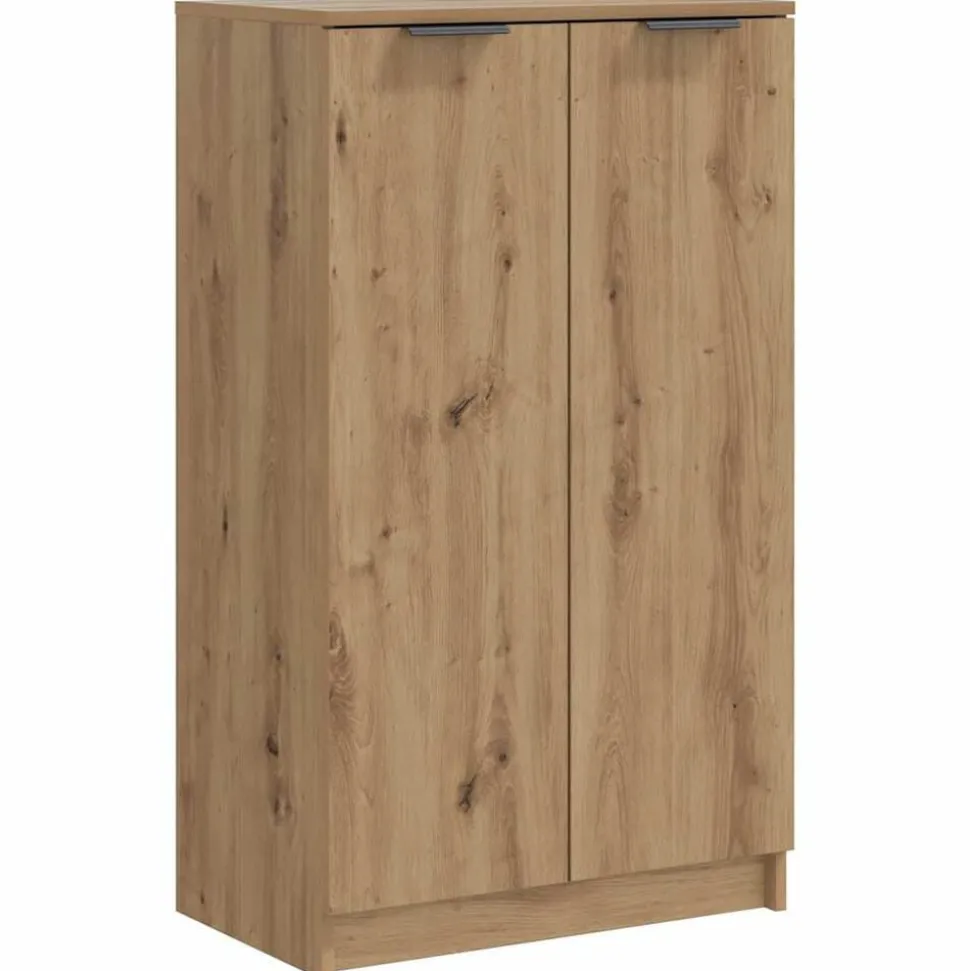 vidaXL Armoire à chaussures chêne artisanal bois d'ingénierie