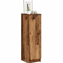 vidaXL Armoire à chaussures vieux bois 29,5x35x100,5cm bois ingénierie