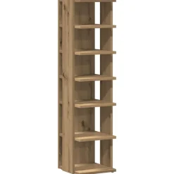 vidaXL Armoire à chaussures chêne artisanal bois d'ingénierie