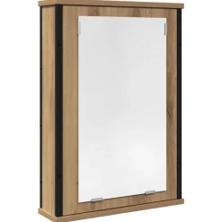 VidaXL Armoire à miroir de salle de bain chêne artisanal 42x12x60 cm