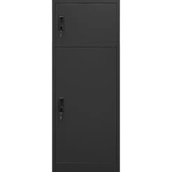 vidaXL Armoire à selles Anthracite 53x53x140 cm Acier