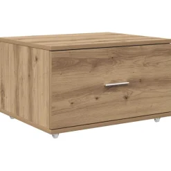 vidaXL Armoire à tiroirs avec roue Chêne artisanal 55 x 45 x 31 cm