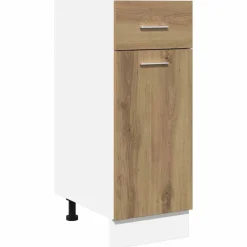 vidaXL Armoire à tiroirs "Lyon" Chêne artisanal 30 x 46 x 81,5 cm Bois d'ingénierie