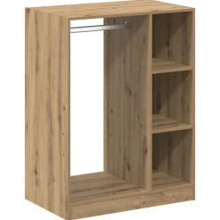vidaXL Armoire avec étagère Chêne artisanal 77 x 48 x 102 cm