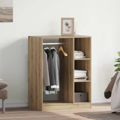 vidaXL Armoire avec étagère Chêne artisanal 77 x 48 x 102 cm