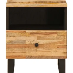 vidaXL Armoire de lit Marron 40 x 33 x 46 cm Bois de mangue massif