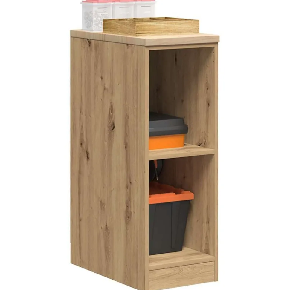 vidaXL Armoire de rangement de garage chêne artisanal bois de pin