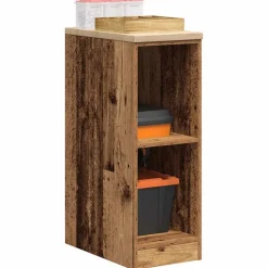 vidaXL Armoire de rangement de garage vieux bois 30x51x85 cm bois pin