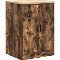 vidaXL Armoire de rangement de garage chêne fumé 60x51x85 cm bois pin