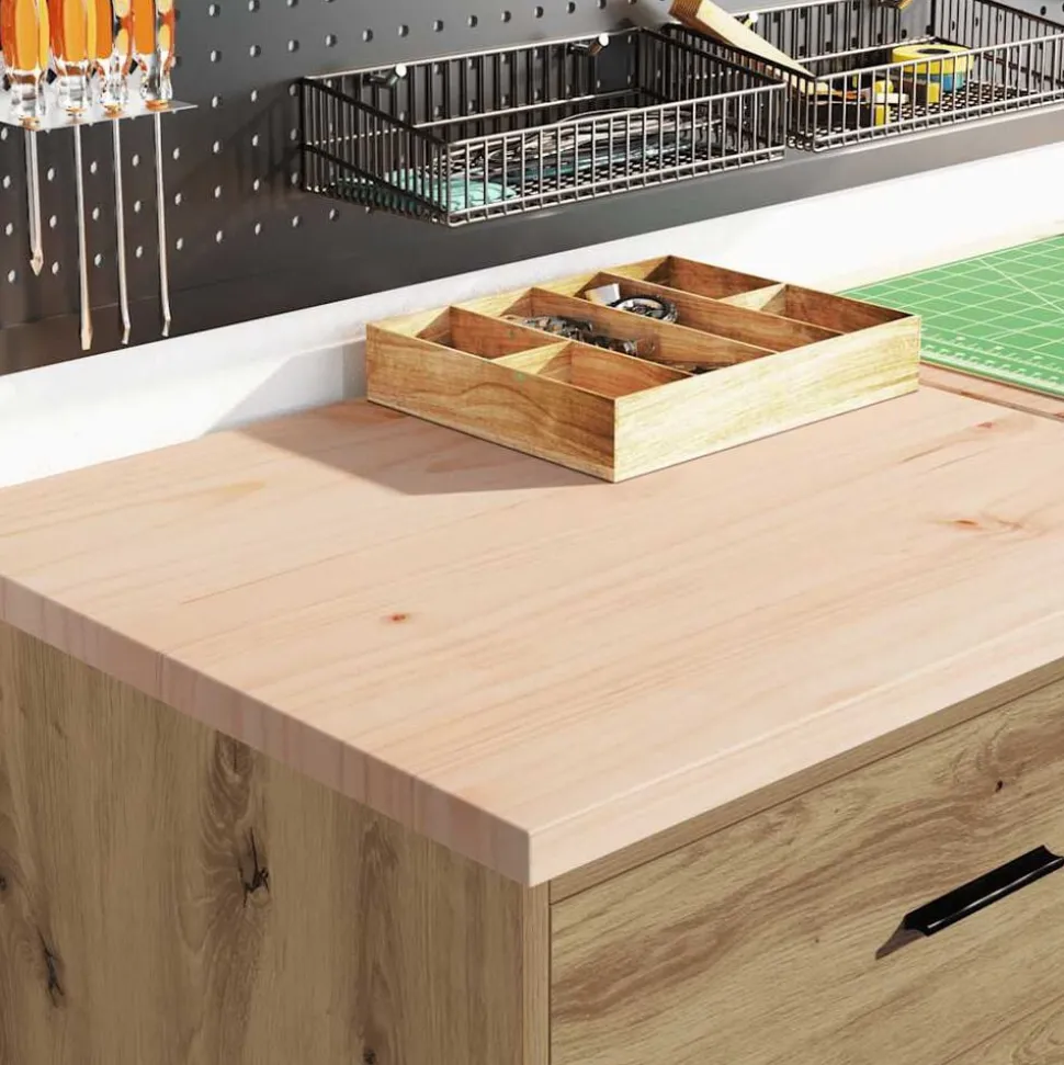 vidaXL Armoire de rangement de garage chêne artisanal bois de pin