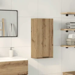 vidaXL Armoire de salle de bain murale chêne artisanal 32x20x67 cm
