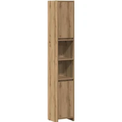 vidaXL Armoire de salle de bain chêne artisanal 30x30x183,5 cm