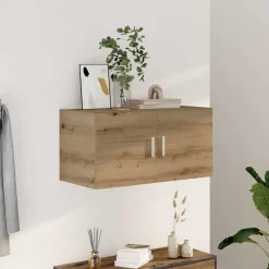 vidaXL Armoire murale chêne artisanal 80x39x40 cm bois d'ingénierie