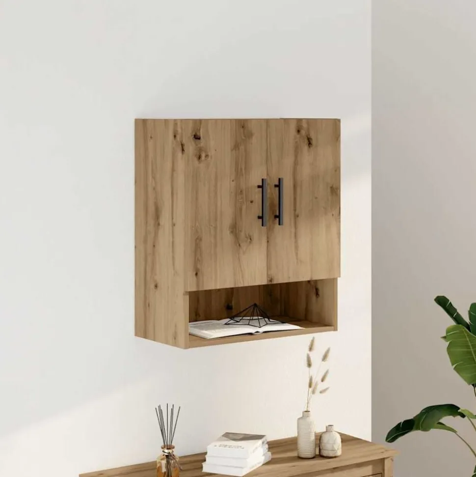 vidaXL Armoire murale chêne artisanal 60x31x70 cm bois d'ingénierie