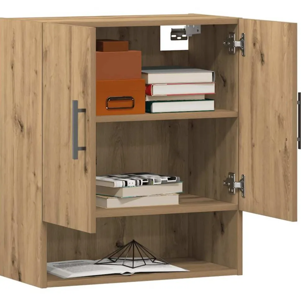 vidaXL Armoire murale chêne artisanal 60x31x70 cm bois d'ingénierie