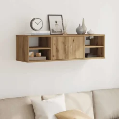 vidaXL Armoire murale chêne artisanal 101x30x29 cm bois d'ingénierie