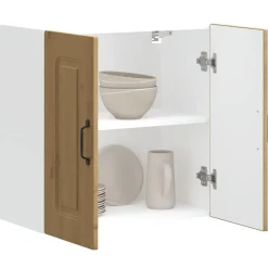 vidaXL Armoire murale cuisine Kalmar chêne artisanal bois d'ingénierie