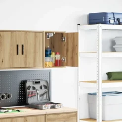 vidaXL Armoire murale de garage chêne artisanal bois d'ingénierie