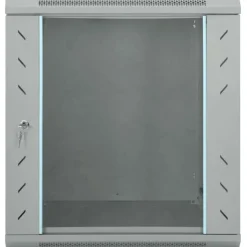 vidaXL Armoire réseau avec stockage Gris 60 x 45 x 65 cm Acier
