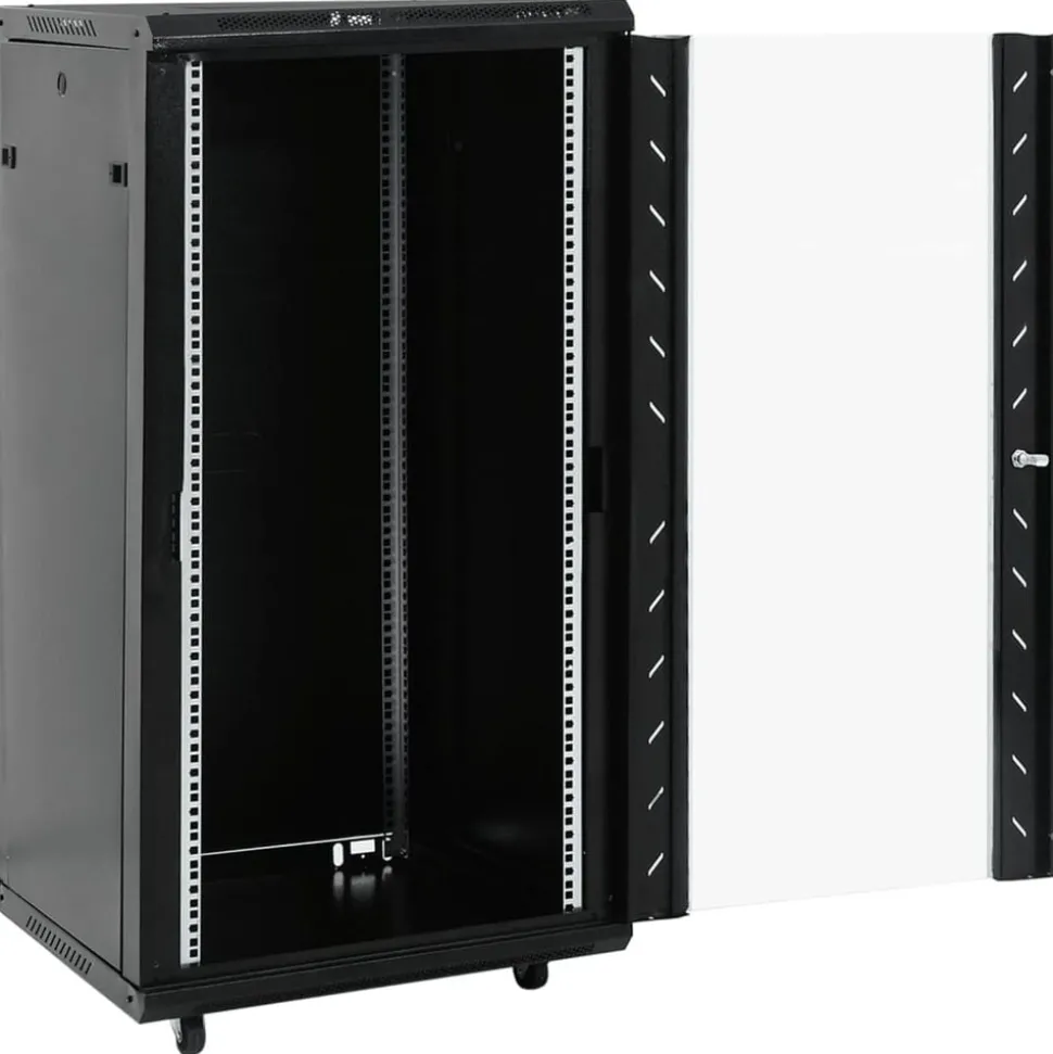 vidaXL Armoire réseau 22U avec pieds pivotants 19" IP20 60 x 60 x 120 cm
