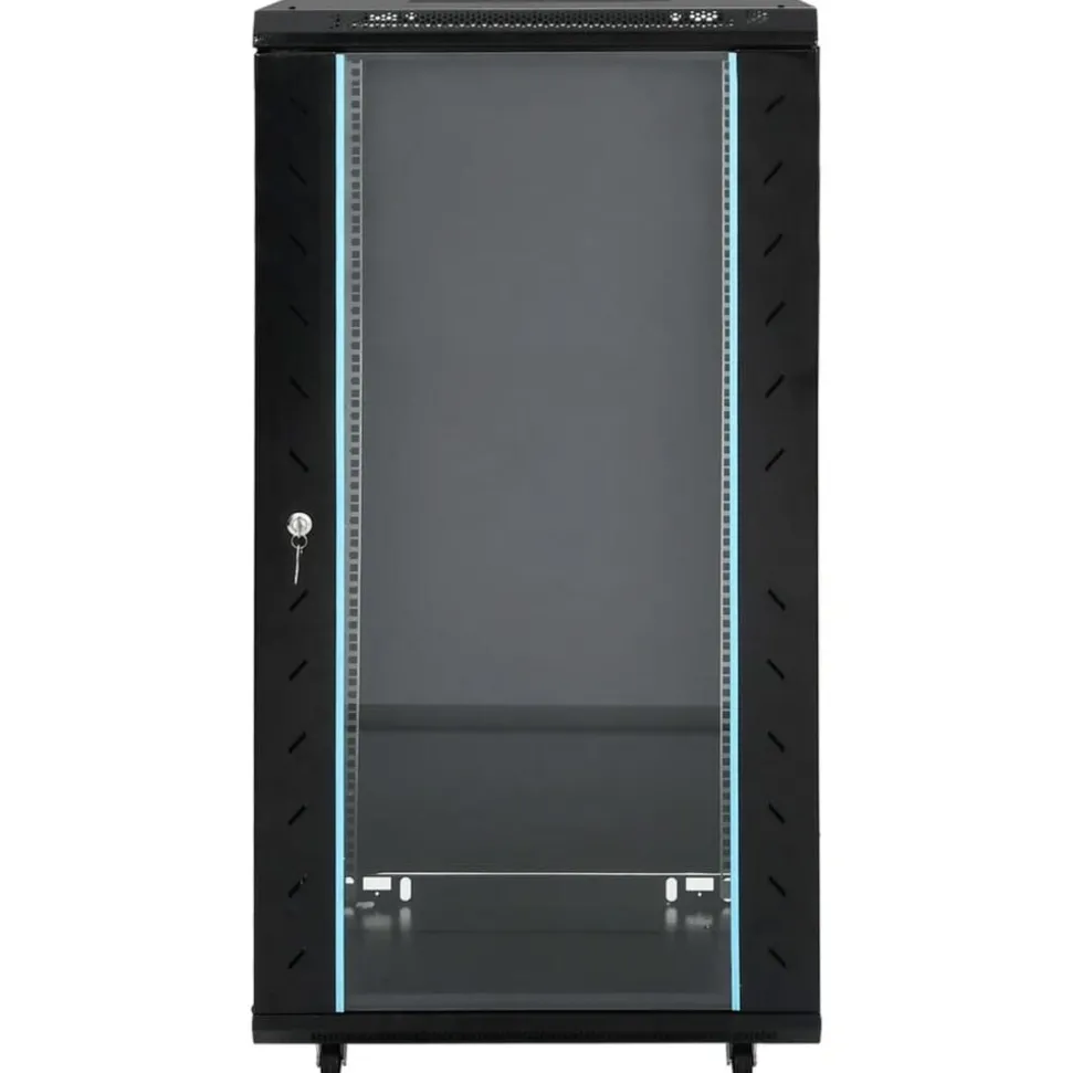 vidaXL Armoire réseau 22U avec pieds pivotants 19" IP20 60 x 60 x 120 cm