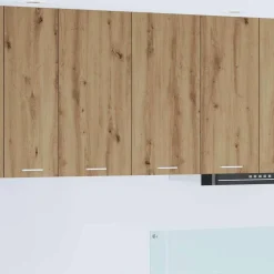 vidaXL Armoire suspendue avec stockage Chêne artisanal 80 x 31 x 80 cm
