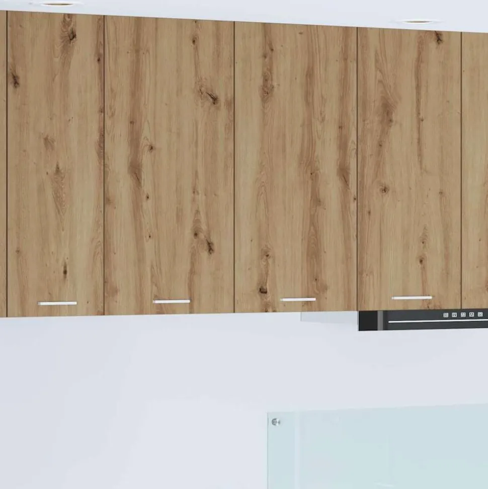 vidaXL Armoire suspendue avec stockage Chêne artisanal 80 x 31 x 80 cm