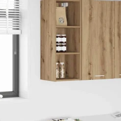 vidaXL Armoire suspendue Chêne artisanal 30 x 29,5 x 80 cm