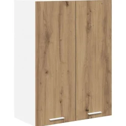 vidaXL Armoire suspendue avec stockage Chêne artisanal 60 x 31 x 80 cm