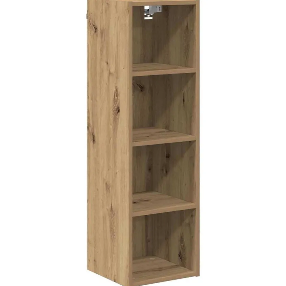 vidaXL Armoire suspendue Chêne artisanal 30 x 29,5 x 100 cm