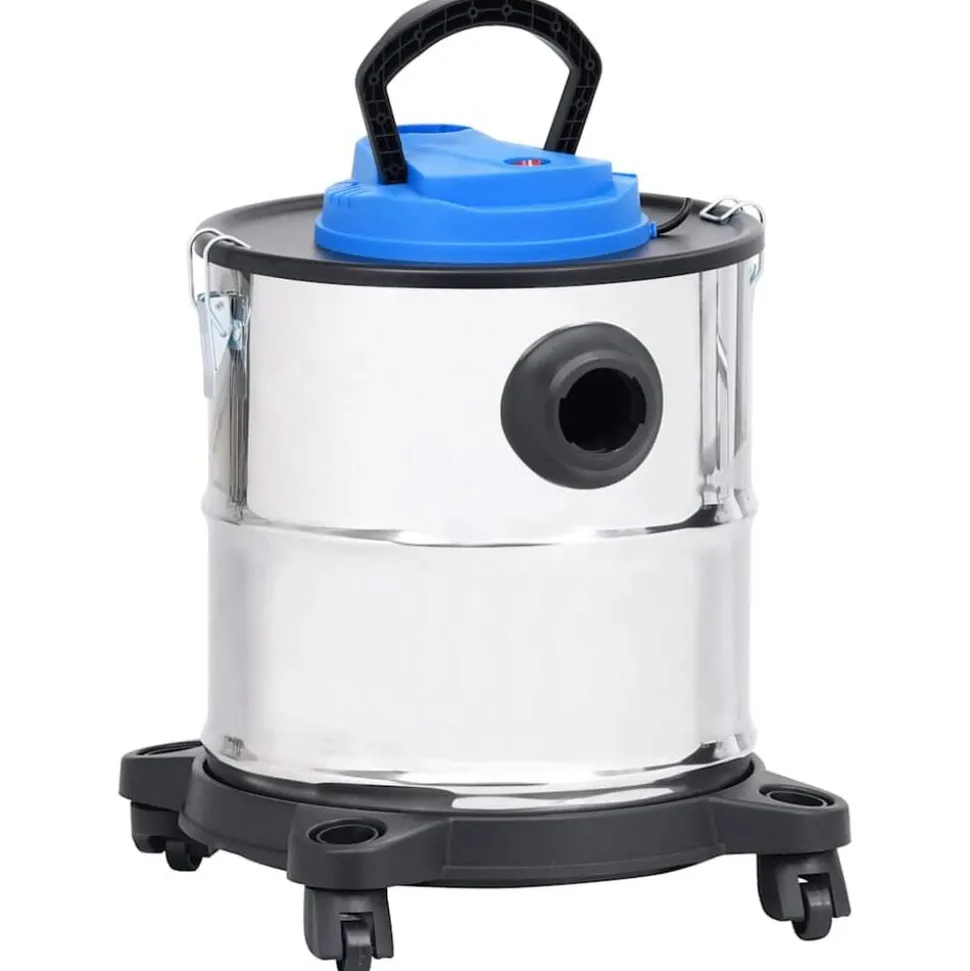 vidaXL Aspirateur à cendres et filtre HEPA 1200W 20 L Acier inoxydable