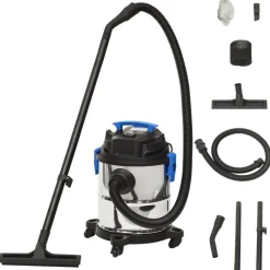vidaXL Aspirateur sec et humide 1200 W 20 L Argenté