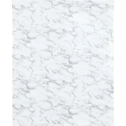 vidaXL Autocollant auto-adhésif pour meuble blanc marbré 90x500 cm PVC