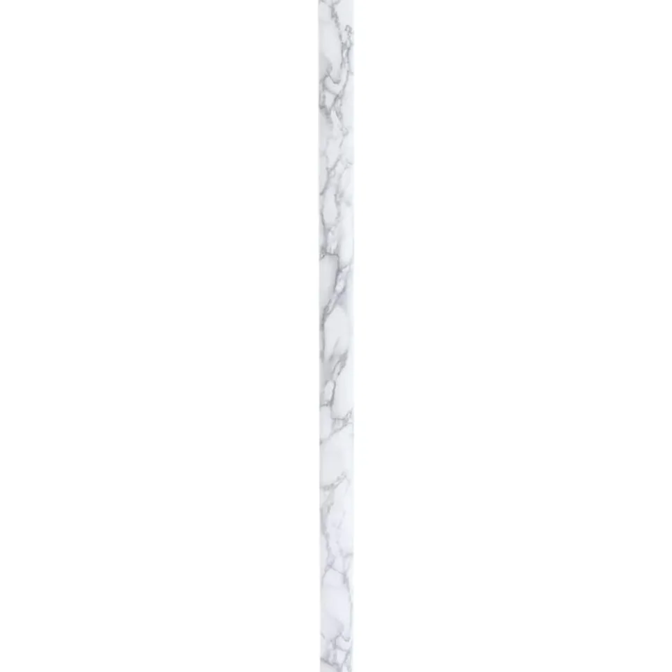 vidaXL Autocollant auto-adhésif pour meuble blanc marbré 90x500 cm PVC