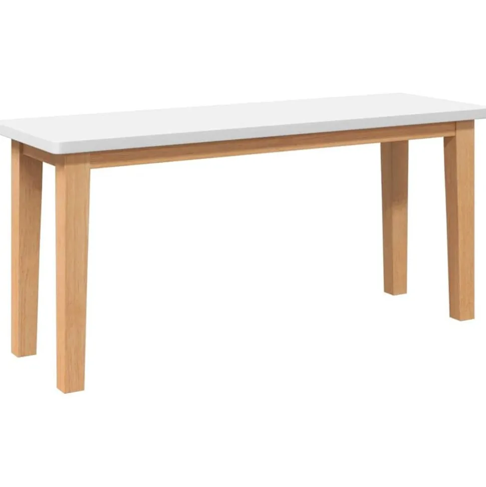 vidaXL Banc 90 cm bois massif caoutchouc