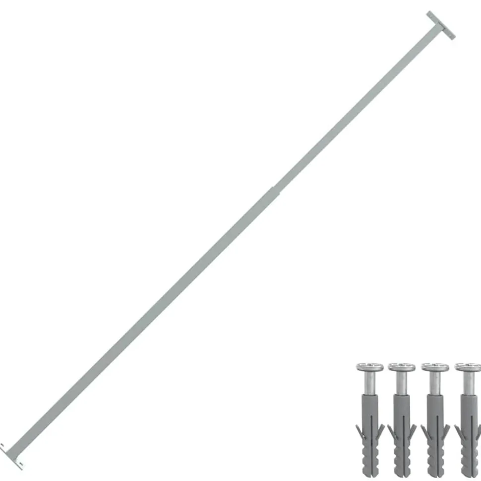 vidaXL Barre de fenêtre réglable de sécurité 710-1200 mm
