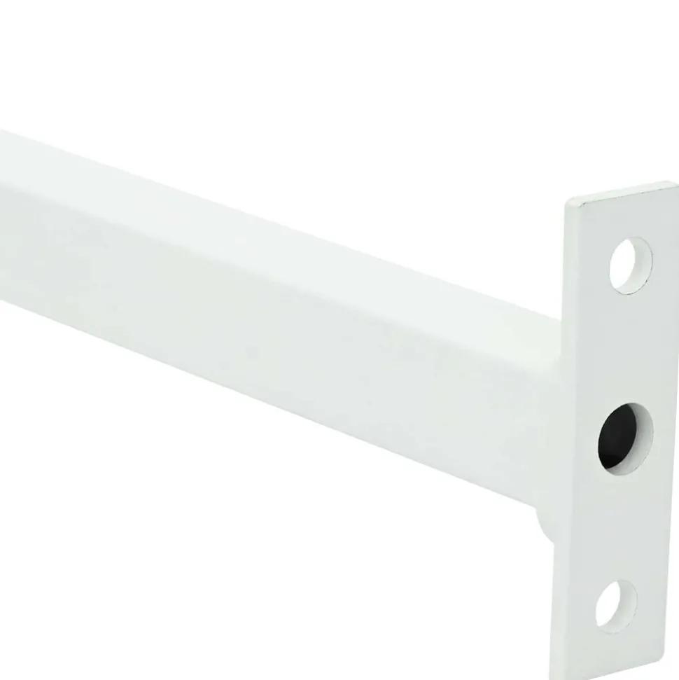 vidaXL Barre de sécurité de fenêtre réglable Blanc 710 -1200 mm Acier