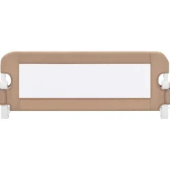 vidaXL Barrière de lit enfant Taupe 102x42 cm Polyester