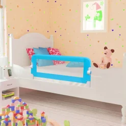 vidaXL Barrière de lit pour enfants 102x42 cm Bleu